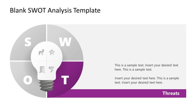 PowerPoint Slide for Threats – SWOT Analysis