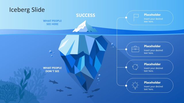 Iceberg Slide PPT Presentation Template
