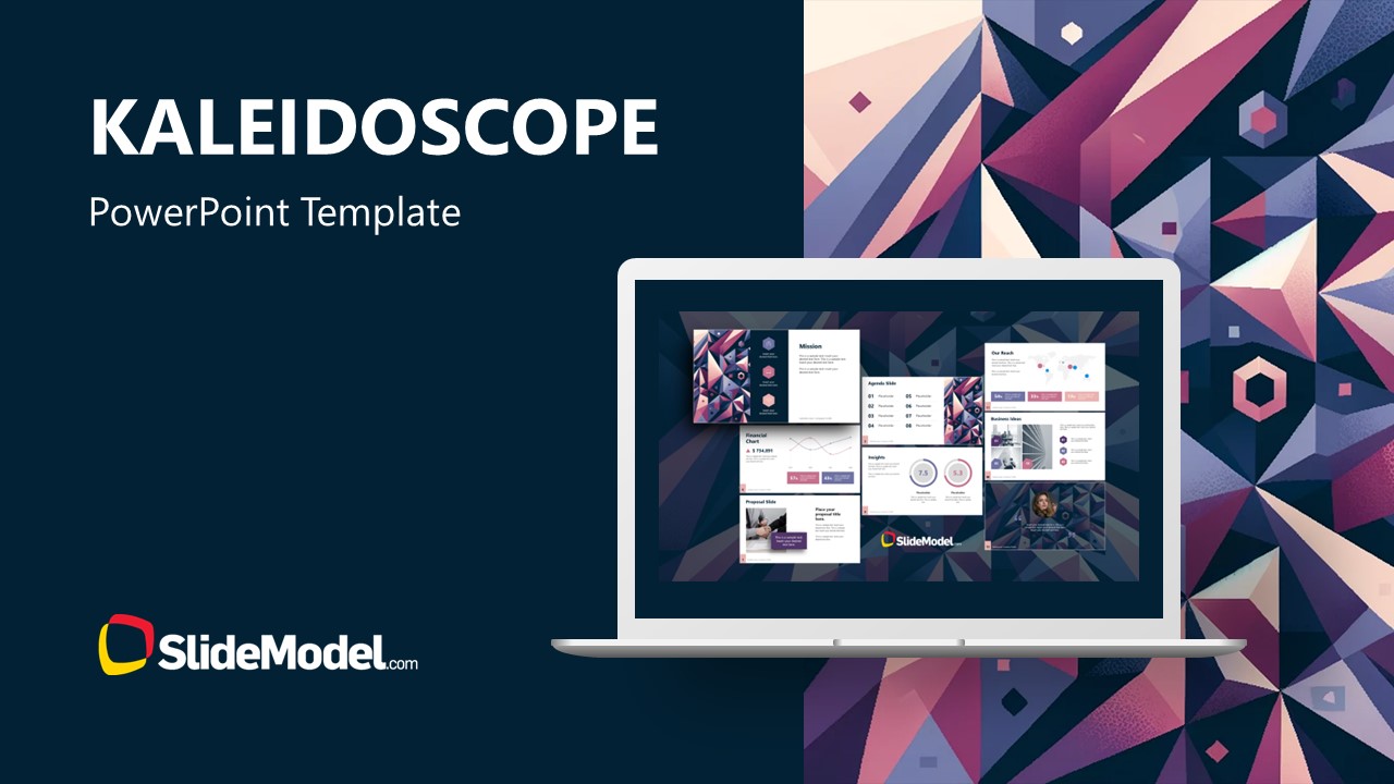 Kaleidoscope Company Profile Slide Template 