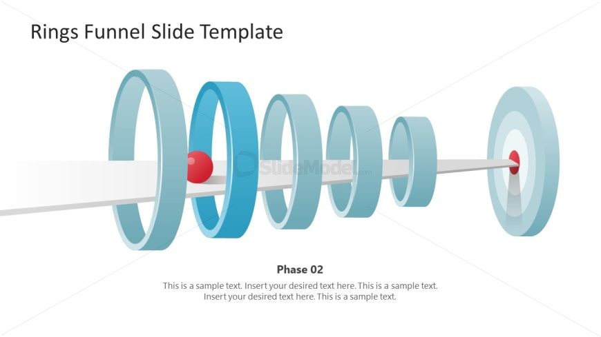 Presentation Template for Rings Funnel with Goal Target