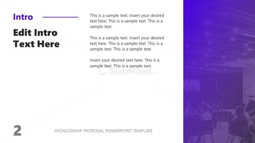 Sponsorship Proposal Template for Presentation