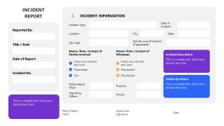 Incident Report Template for PowerPoint