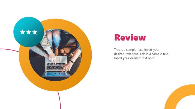 Review Slide Template for Book Report Presentation