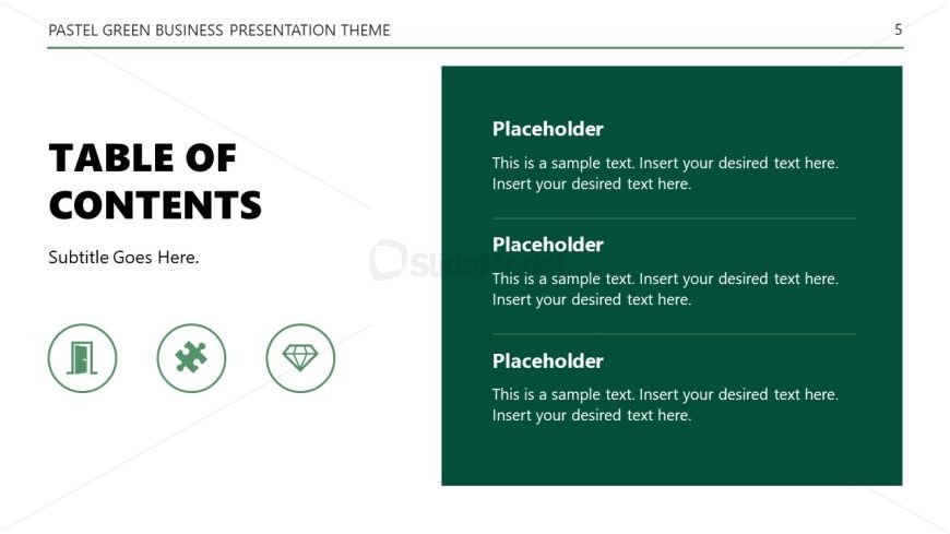 Pastel Green Business Profile Template 