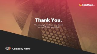 Black & Red Business Pitch Deck PowerPoint Slide Template 