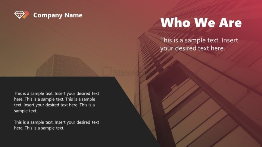 Customizable Black & Red Business Pitch Deck PPT Template