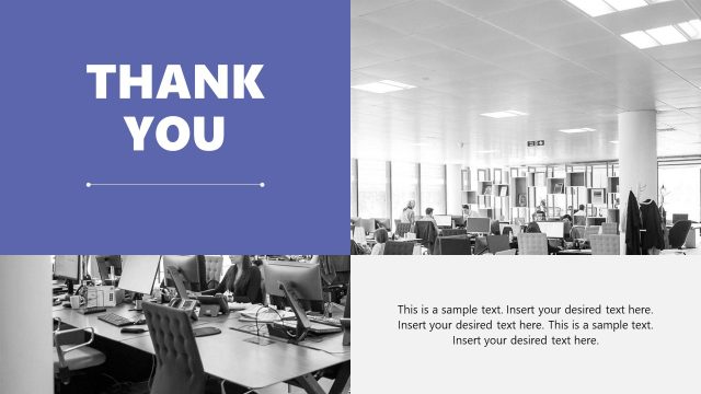Thank You Slide – IT Service Delivery Template