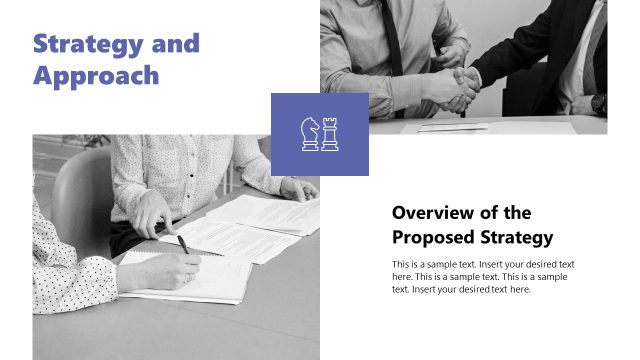 Strategy and Approach PPT Template Slide