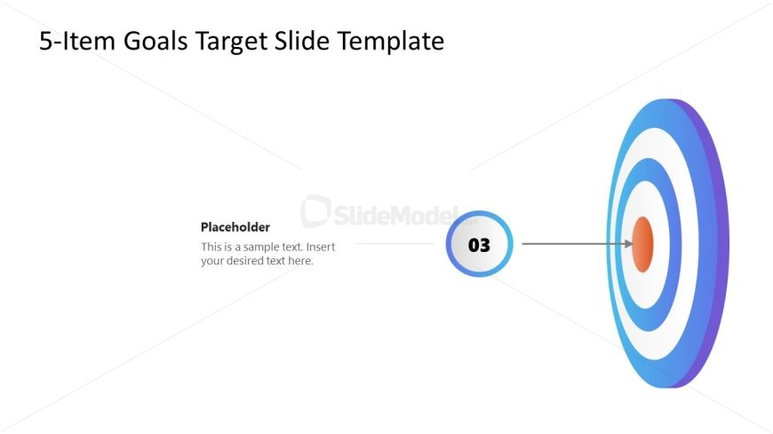 PPT Goal Target Slide Template 