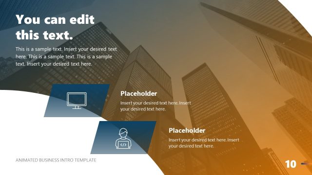 Business Introduction PPT Slide Template