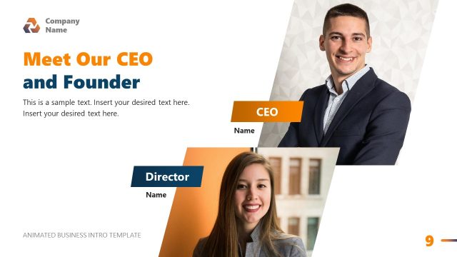 Meet Our CEO and Founder PPT Slide