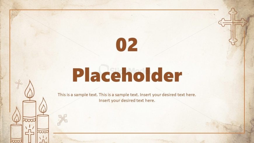 Clergy Slide with Placeholder Text
