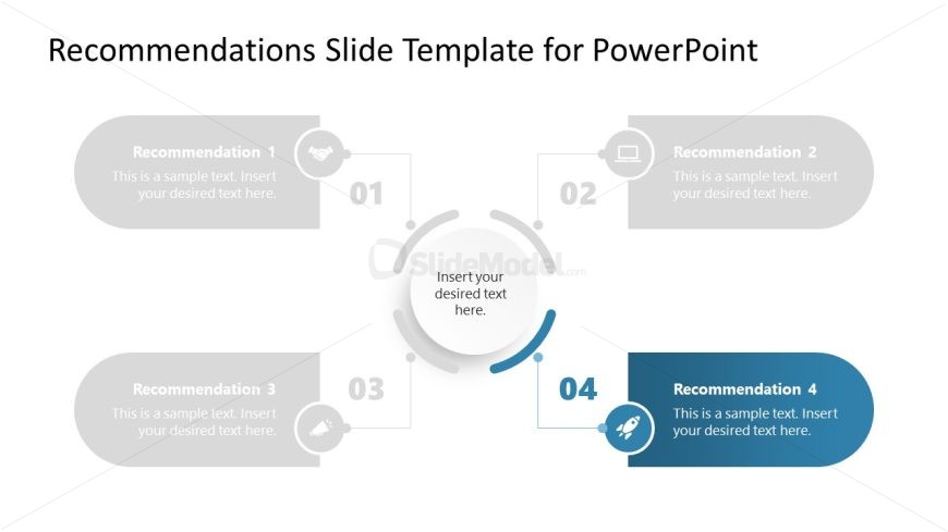 Editable 4-Item Recommendations Template 