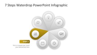 PPT Waterdrop Infographic Slide Template