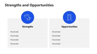Infographics Slide for Strengths - Digital Marketing Template 