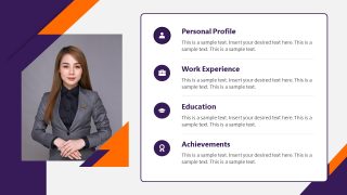 Personal Information Slide PowerPoint Template 