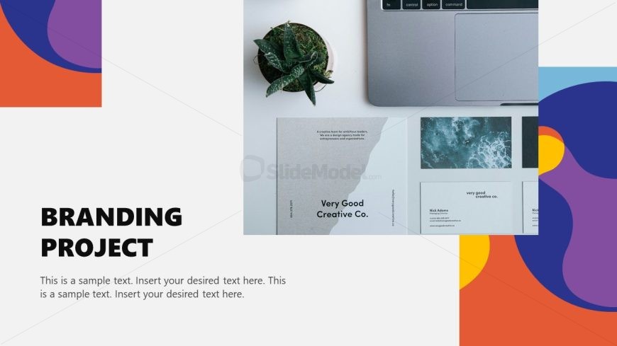 Graphic Design Company Slide Template 