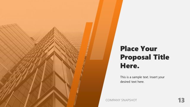 Slide with Corporate Image PPT Template