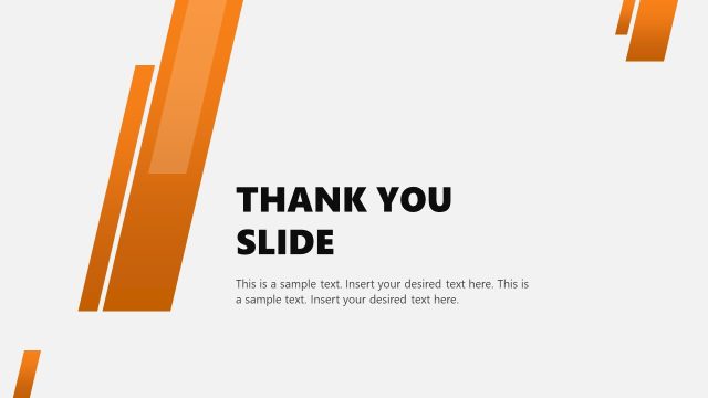 Company Snapshot Template – Thank You Slide