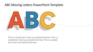 Moving Letters Presentation Template for PowerPoint
