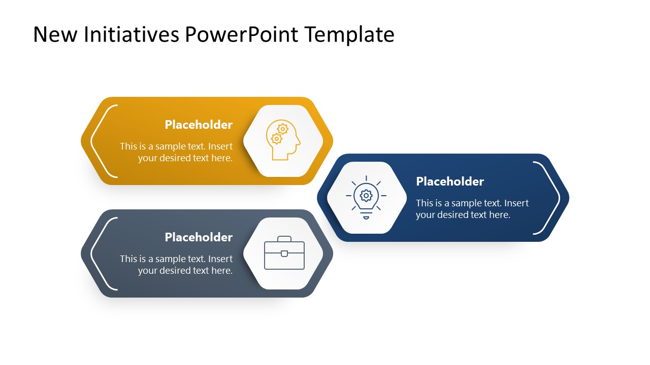 Editable New Initiatives Slide Template