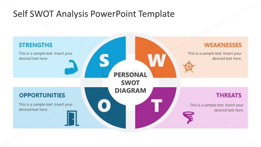 Self SWOT Analysis Slide Template