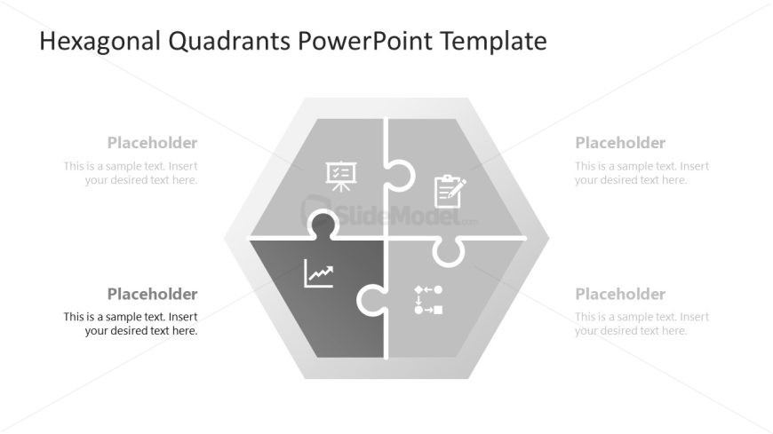 Hexagonal Quadrants Template for Presentation 