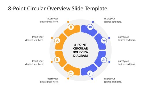 8-Step Circular Diagram PPT Template