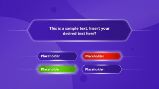 Question & Answer Game Slide PPT Template 