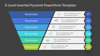 Inverted Pyramid Diagram Presentation Template 