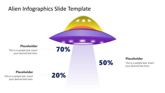Slide UFO Diagram – Alien Infographics Template