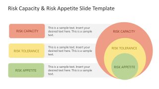 Creative Risk Exposure Presentation Slide with Concentric Circles