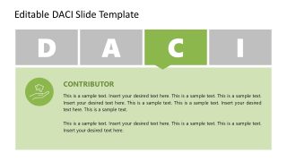 Contributor DACI PowerPoint & Google Slides Layout