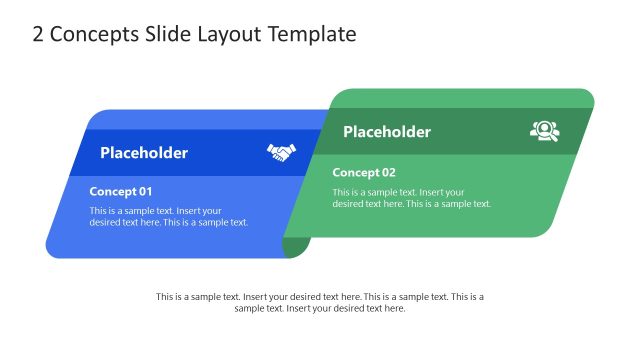 2 Concepts Slide Layout PPT Template