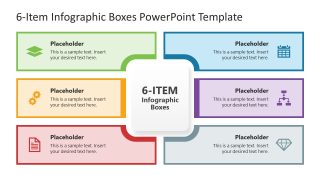 Infographic Boxes Slide Template 