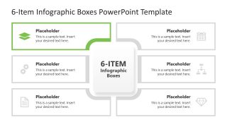 Infographic Boxes Slide PPT Template 