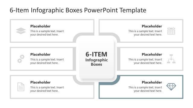 Editable Slide for Item 4 – Infographic Boxes Template