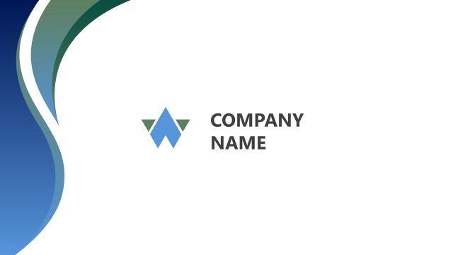 Back Side of Business Card Editable Slide