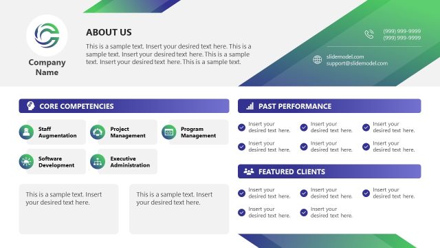 Capability Statement PowerPoint Template