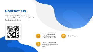 Company PPT Slide for Contact Information Presentation