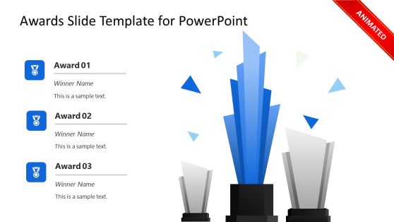 Editable Awards PowerPoint Slide Template
