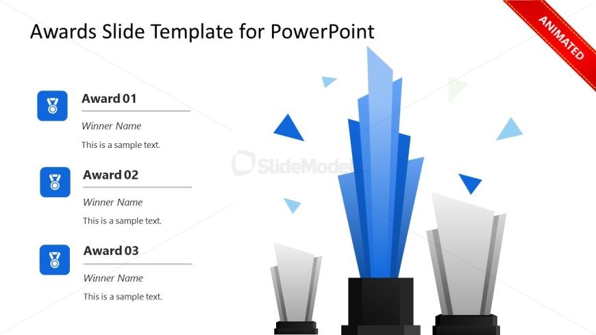 Editable Awards PowerPoint Slide Template