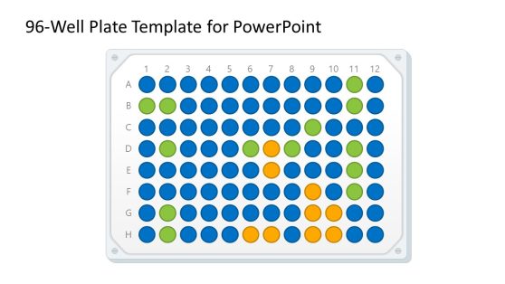 96-Well Plate Template for PowerPoint