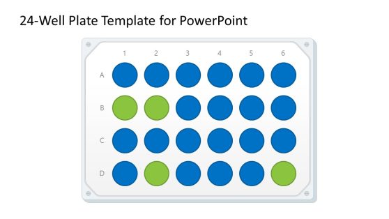 24-Well Plate Template for Presentation 