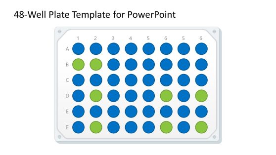 48-Well Plate Template for Presentation 