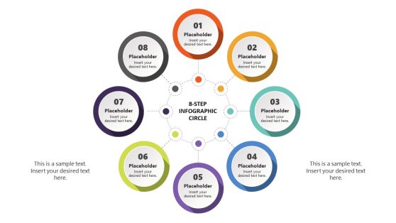 Creative 8 Step Circular Diagram - PPT Template