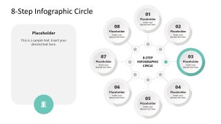 Circular Process Diagram Template - 3rd Step Color Highlight Slide