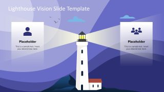 Customizable Lighthouse Vision PowerPoint Template