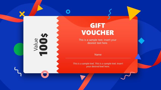 Editable Gift Voucher Presentation Template