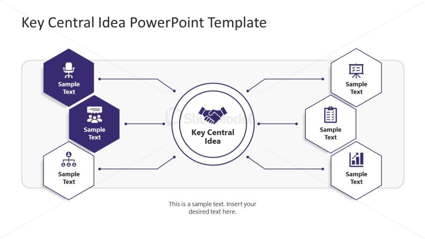 Customizable Key Central Idea PPT Template 